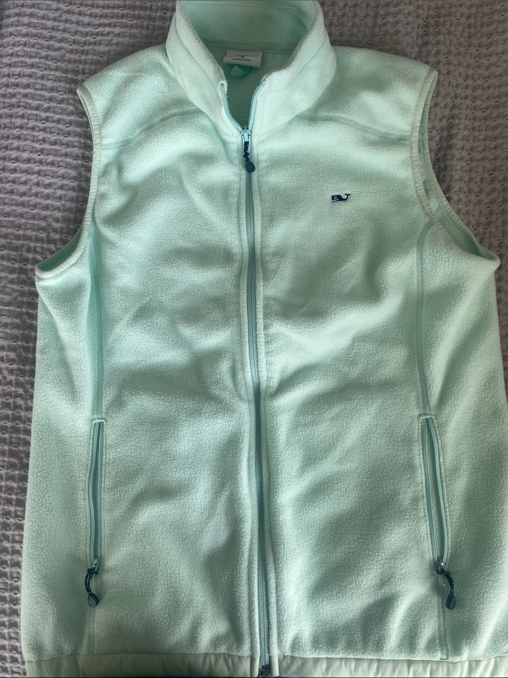 Vineyard Vines Mint Green Fleece Vest